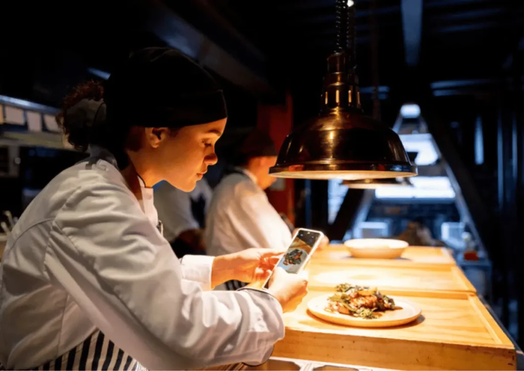 Restaurant-social-media-marketing-chef-taking-photo
