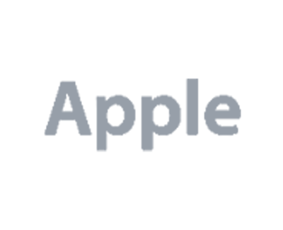 Apple text Logo