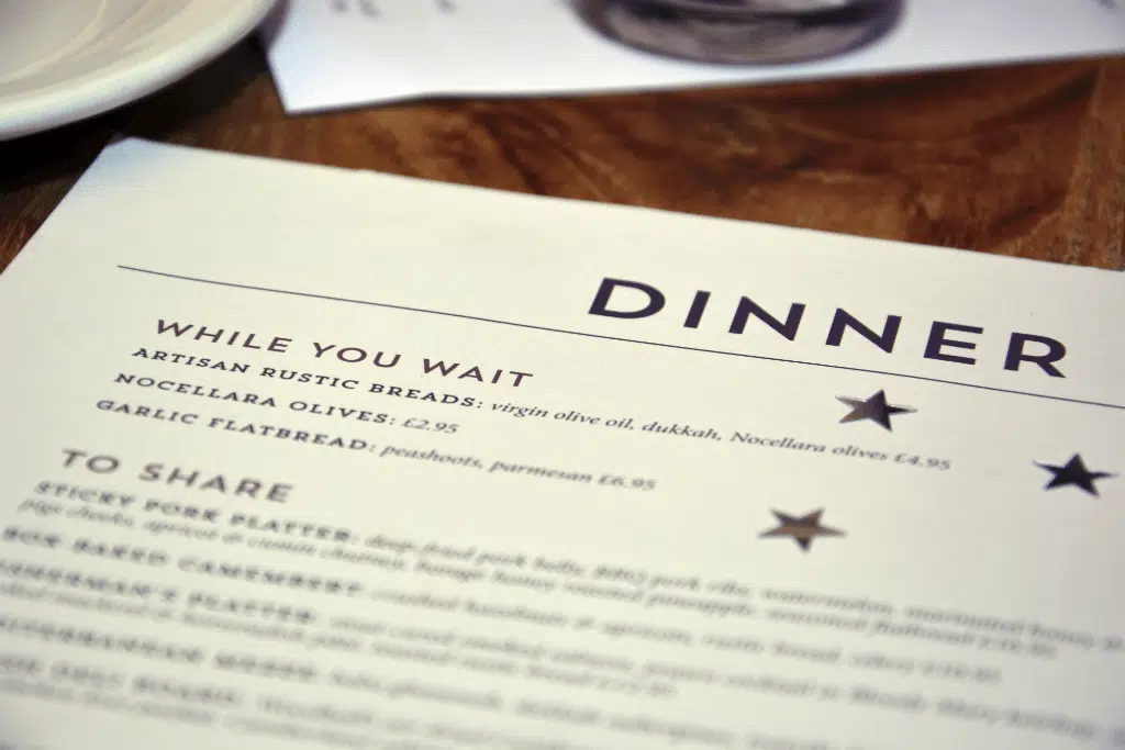 How to Tactfully Change Restaurant Menu Prices