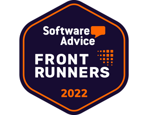 Software Advice Front Runner Badge 2022