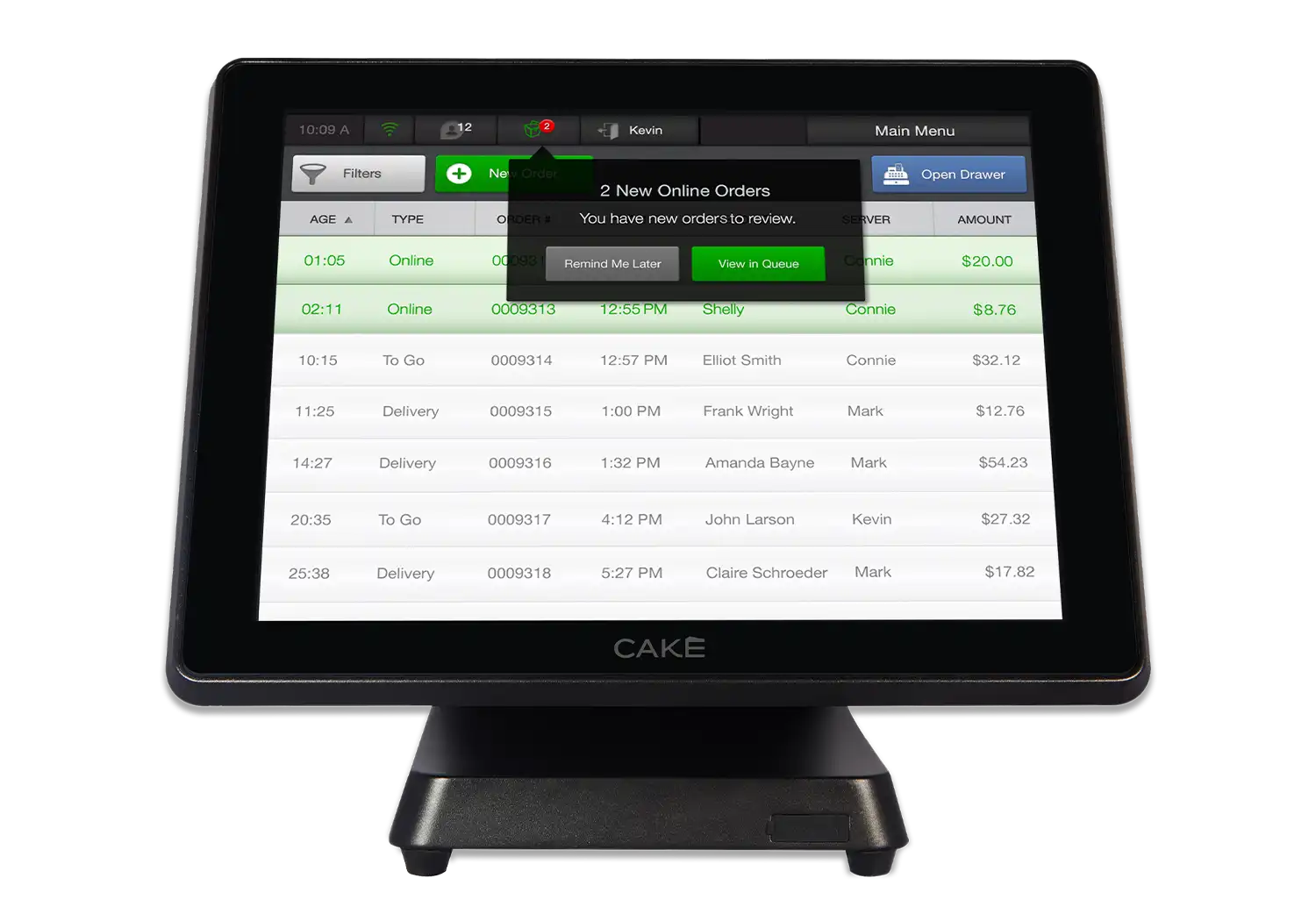 Mad Mobile's All-in-one Point of Sale including CAKE POS Hardware