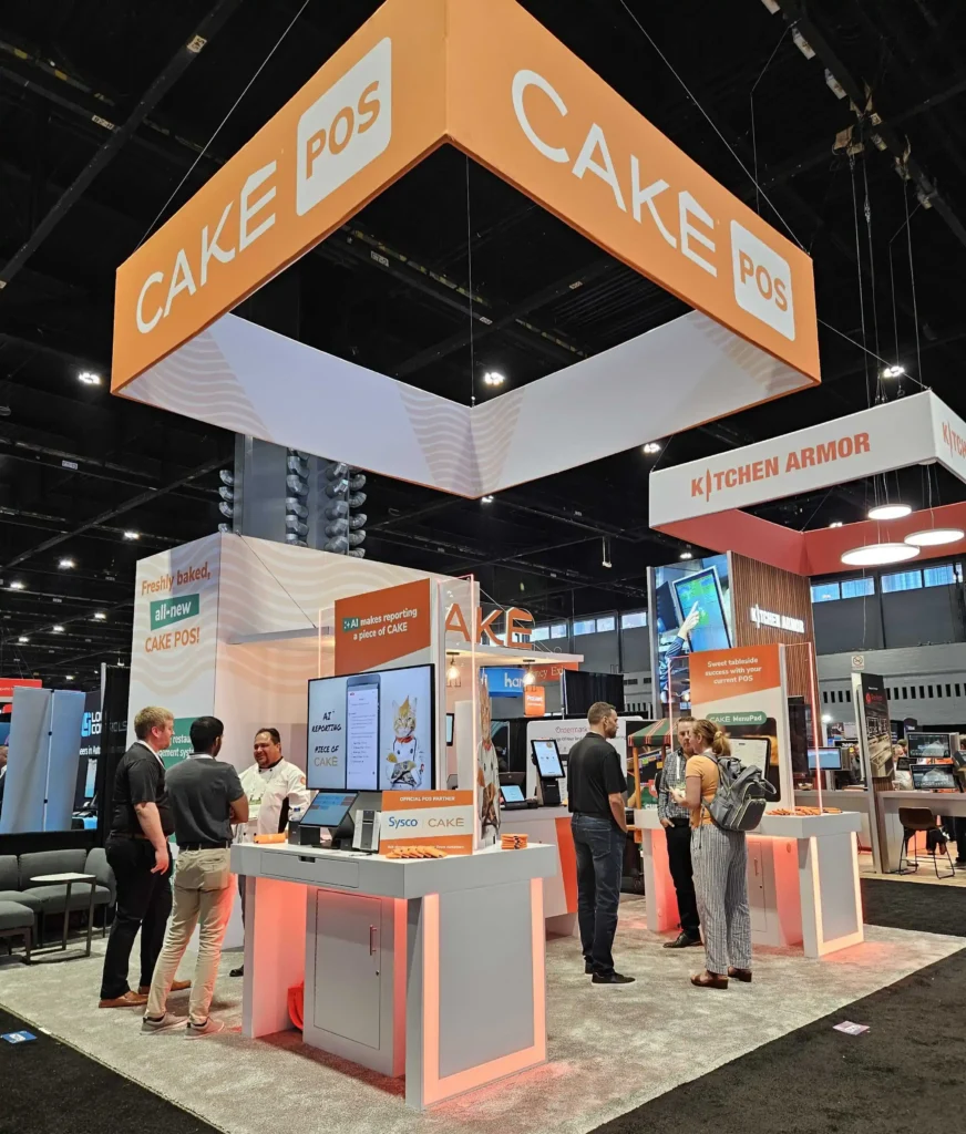 CAKE POS booth at National Restaurant Association Show 2024